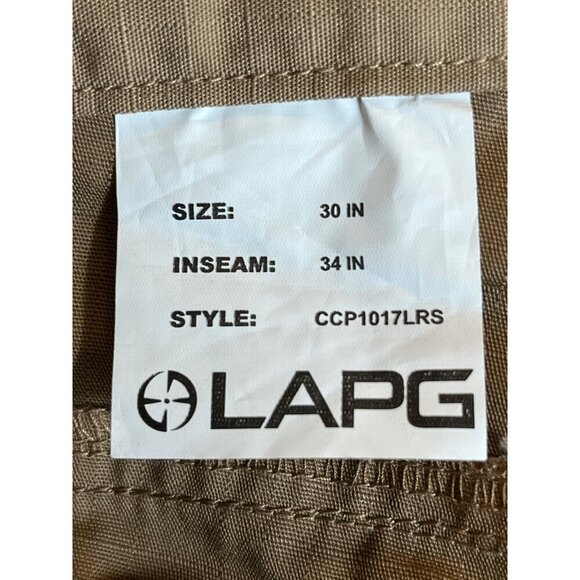 LA Police Gear Urban Ops Tactical Pants 30W/34L Coyote Brown Teflon Fabric Prote - Picture 13 of 14